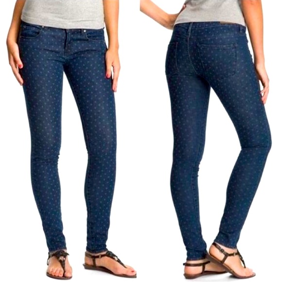 Articles Of Society Denim - Articles of Society Polka Dot Skinny Jeans